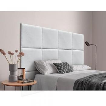 Cabecero Tapizado en Terciopelo Liso 135x50 para camas 120/135/140