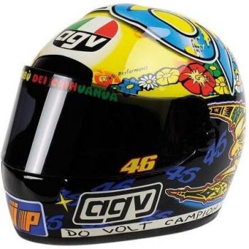 Minichamps 2‑er AGV Helm – 1999 Weltmeister‑Serie (GP 250)