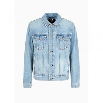 Armani Exchange Blue Denim Jacket for Men Size M