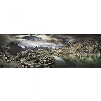 Art Murale Lac Blanc Chamonix 45x135 cm