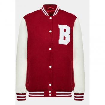 LJK-LUCYPKC Regular Fit Bomberjacke in Rot