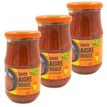 Triple Bouteille de Sauce Aigre Douce – 350 g
