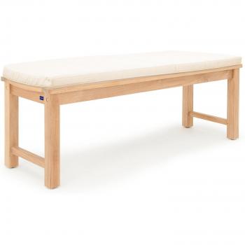 Cobertura de banco blanca Toscana 130 cm × 50 cm