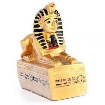 Egyptian Golden Sphinx Collector’s Figure, 9 cm Height