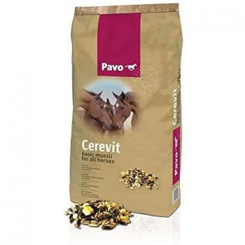 Pavo Cerevit Pferdefutter 15 kg – Hafer‑ und GMO‑freies Basismüsli für Ponys