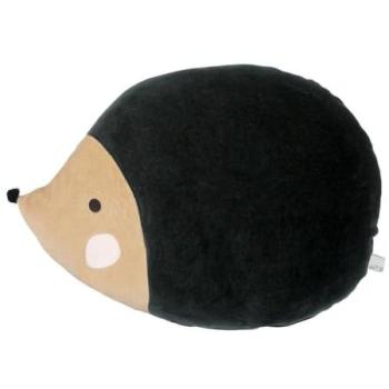 Coussin herisson en coton velours, taille 30x50 cm, déhoussable – Gedeon