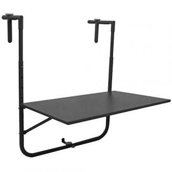 Table de balcon en métal et bois Ambiance