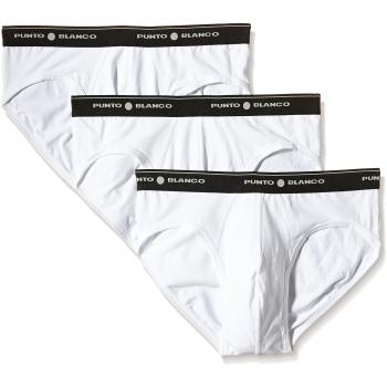 PUNTO BLANCO Men's Triplo Slip Basix Slip, off-white