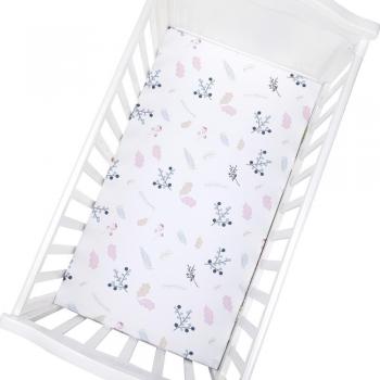 Sábana Bajera de Cuna EGMAOBABY 100% Algodón 130x70 cm