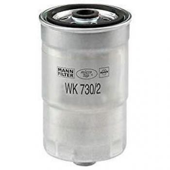 MANN-FILTER WK 730/2 x Kraftstofffilter (Sicherheitszertifikat ISO)