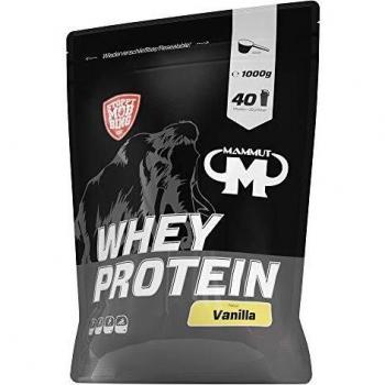 Mammut Nutrition Vanilla Flavored Whey Protein, 1000g