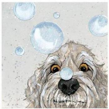 Bev Davies Bubbles Wall Art 30cm x 30cm