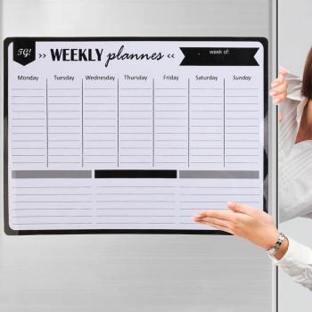 Soft Magnetic Weekly Reminder Board