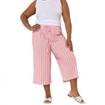 Culottes Rayées Roses Yours Curve