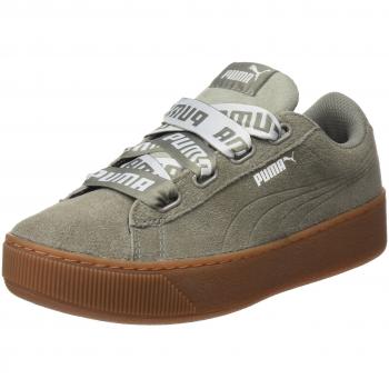 PUMA Damen Vikky Platform Ribbon Bold Sneaker, Grau (Rock Ridge), 40 EU