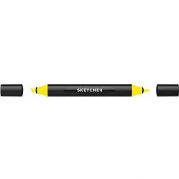 Molotow Marker Brush & Chisel Gelb