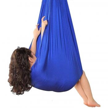Balançoire de relaxation intérieure bleue