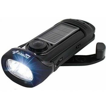 PowerPlus Barracuda Solartaschenlampe mit Kurbel