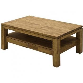 Robas Lund Wohnzimmertisch – 115 × 70 × 45 cm, Asteiche, Schublade