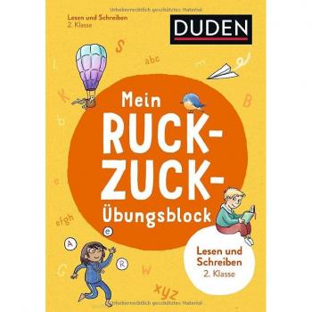 Mein Ruckzuck-Übungsblock Lesen und schreiben 2. Klasse: Mit Lernerfolgskontrolle im Block (Ruckzuck-Blöcke)