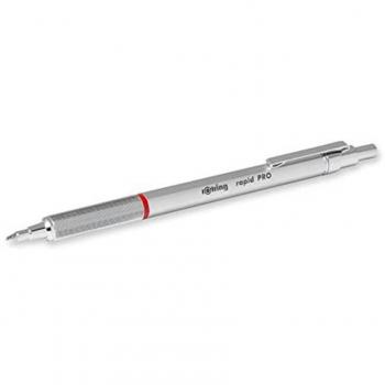 Rotring Rapid Pro Stylo Bille Argent Pointe Moyenne