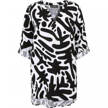 Doris Streich Klassische Bluse mit Strass-Steinchen