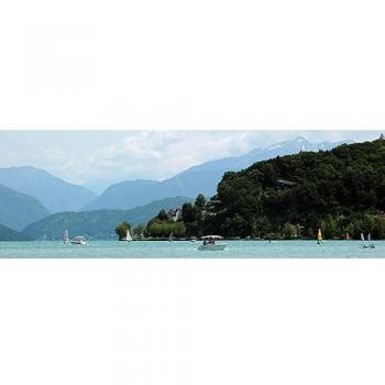 Art Décoratif Bateau Lac d'Annecy 30x97 cm