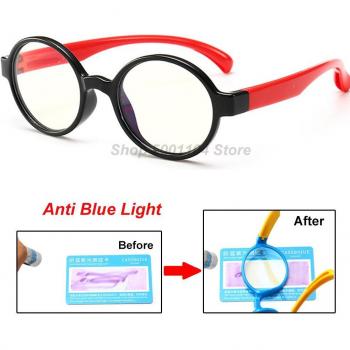 Lunettes de protection TR90 pour enfants, anti-lumière bleue