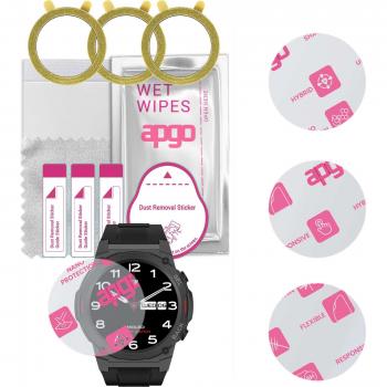 3x protection en verre hybride apgo ultra-clair pour Maxcom FW63 Cobalt Pro, verre flexible, solution parfaite au verre trempé, résistant aux rayures