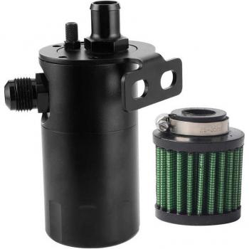 500ML Öl Fangen Behälter Aluminiumlegierung AN10 5/8 Zoll Reservoir Tank Auto Zubehör