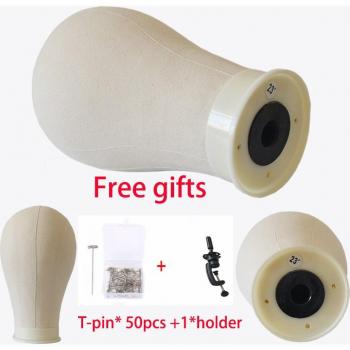 21-25 Canvas Head for Wig Making and Styling