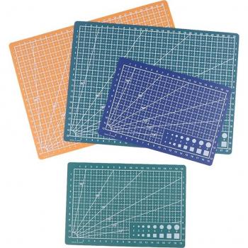 A4 A5 PP Schneidebrett mit mattem Design und Netzlinien