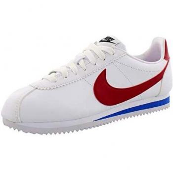 Nike Damen WMNS Cortez Leder 807471 Laufschuhe, Weiß