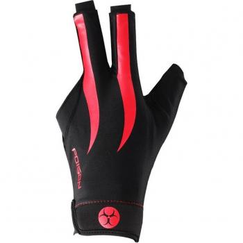 Accesorio de billar, guante izquierdo rojo, uso profesional