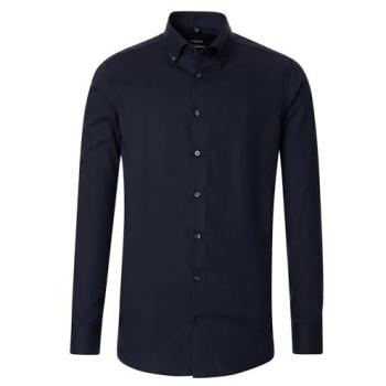VENTI Herrenhemd in Blau, 100% Baumwolle, Größe 43