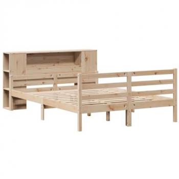 VidaXL Holzbett 140x200 cm ohne Matratze
