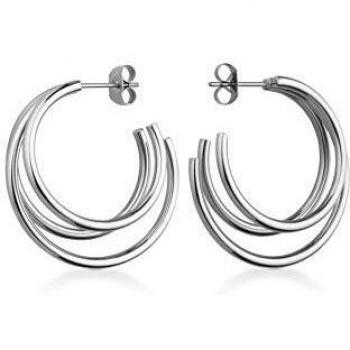 Pendientes Rosefield Aro Triple THES-J218
