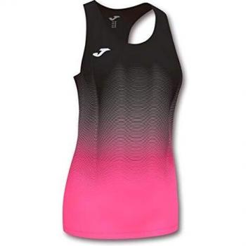 Joma Mädchen Elite VII Sportshirt, Schwarz/Rosa, XS