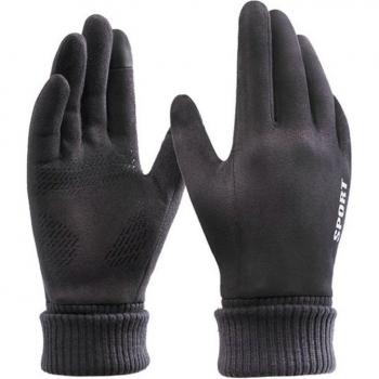 Conjunto de Guantes de Invierno Hombre, Manoplas Táctiles y Protección SA435
