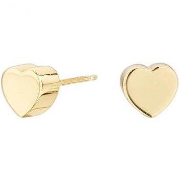 Pendientes Cube en forma de corazón ITEMPORALITY Mujer oro