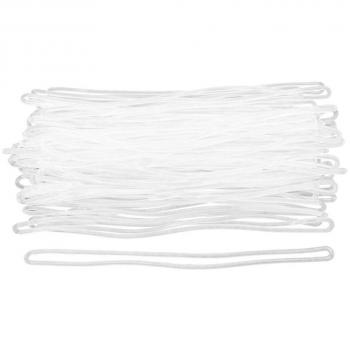 100 boucles de bagages étiquettes en PVC transparent 15x0.2x0.2cm