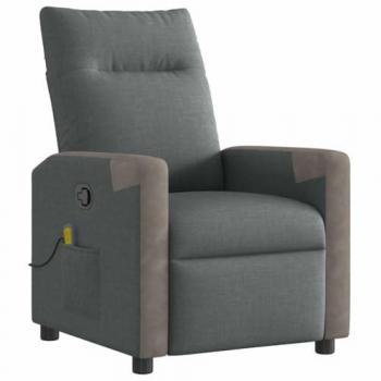 VidaXL Relaxsessel Dunkelgrau mit Massagefunktion