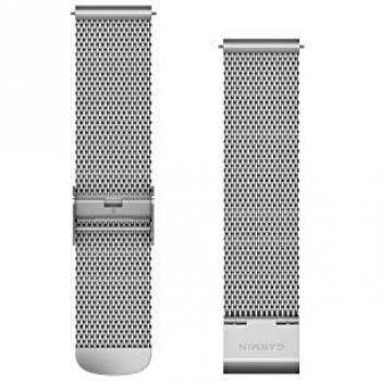 Garmin Cinturino Quick Release 20mm Acciaio Milanaise Argento