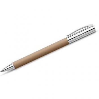 Faber-Castell 147035 – Rotations-Kugelschreiber „Ambition“, B‑Mineral, mattschwarz