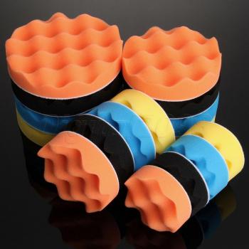 Yetaha FlexiPolish 3/4/5/6 Zoll Schaum‑Waffel Pad Set