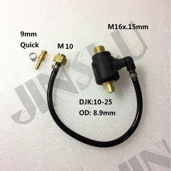 M16x1.5mm to DKJ10-25 Dinse M10 TIG Torch Connector