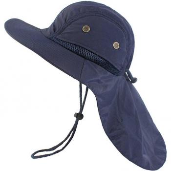 Summer Fishing Hat with Neck Flap and UV Protection