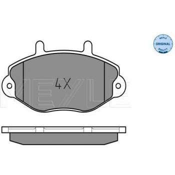 Pastiglie Freni Anteriori MEYLE-ORIGINAL per Ford Transit (E) 252146918