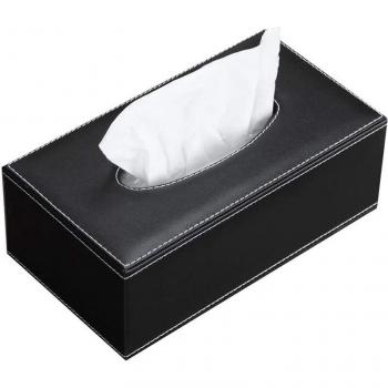 PU Leather Tissue Box