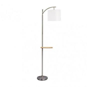 Mesa‑Luz Seda Niquel 181x27x44 cm